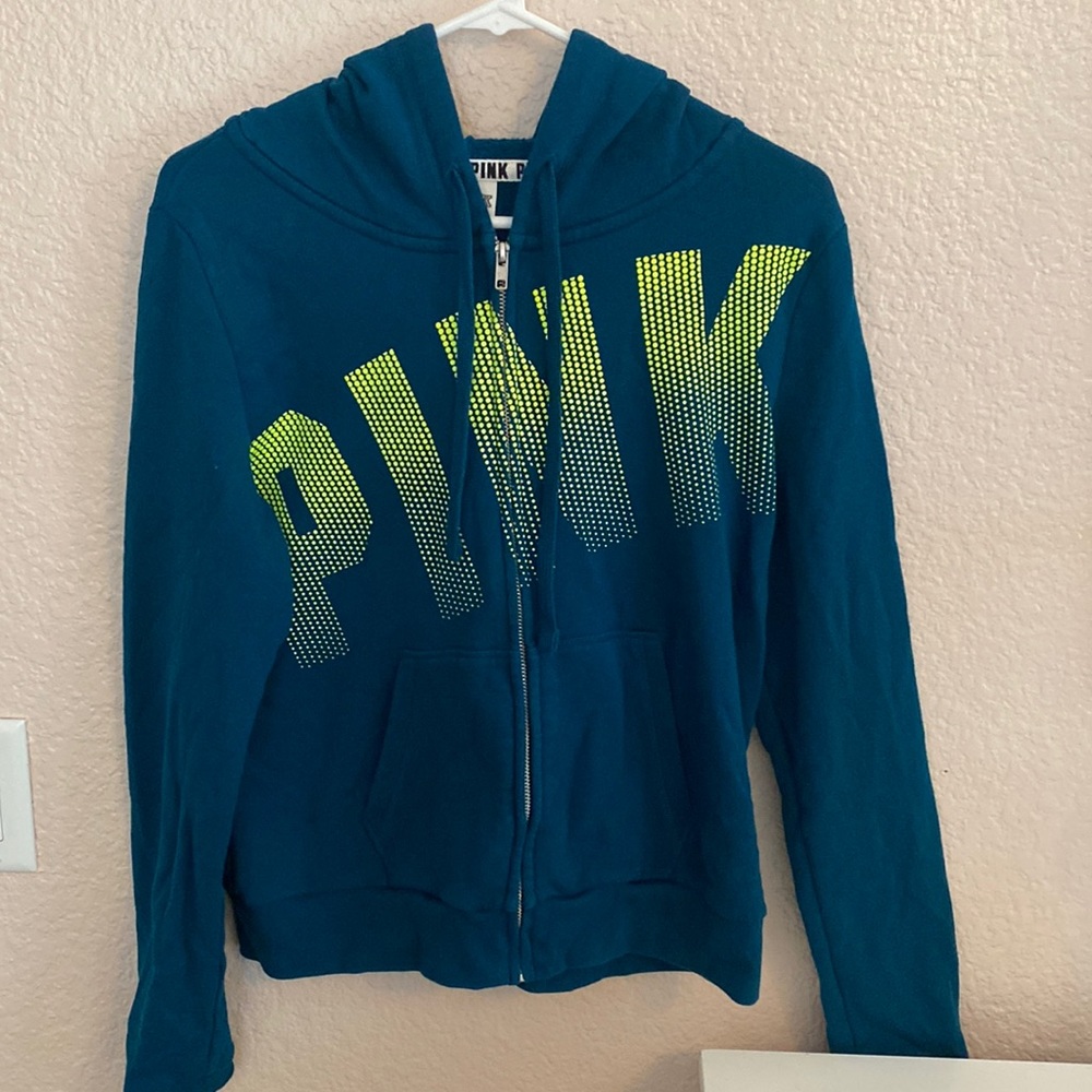 Blue Victoria’s Secret PINK zip up jacket